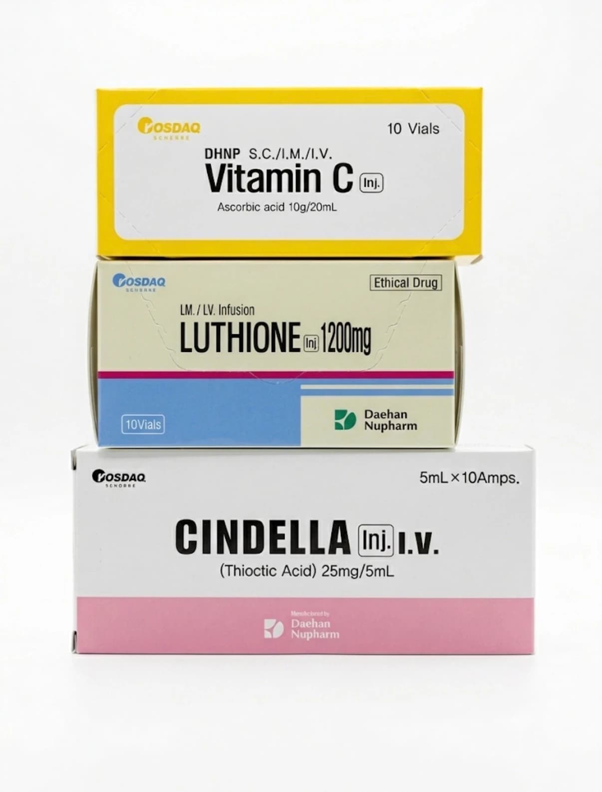 Cindella Set Injection (Cindella + Vitamin C + Luthione)