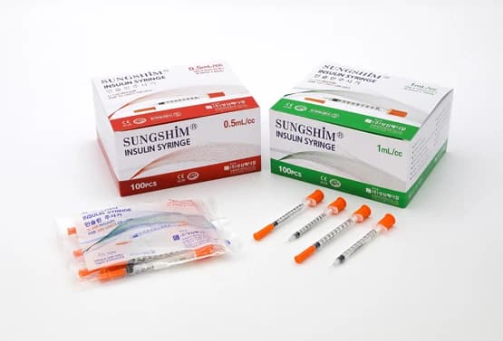 Insulin syringes (for botox)