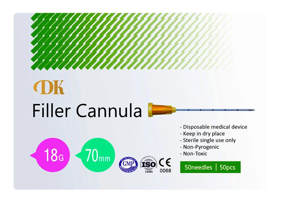 DK Filler Cannula with punching needle (21G/23G/25G)